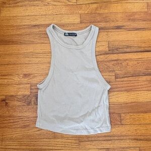 Light Brown Zara Tank Top